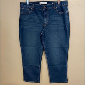 Vintage America NWOT Vintage Capri high rise denim jeans 16/33